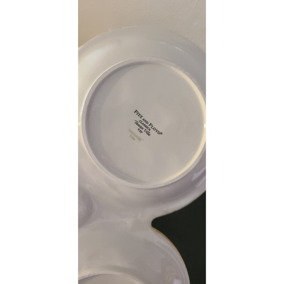 Fitz And Foyd Classics Tuscan Villa Large 3 Section Serving Tray/Candy Dish - Picture 8 of 9